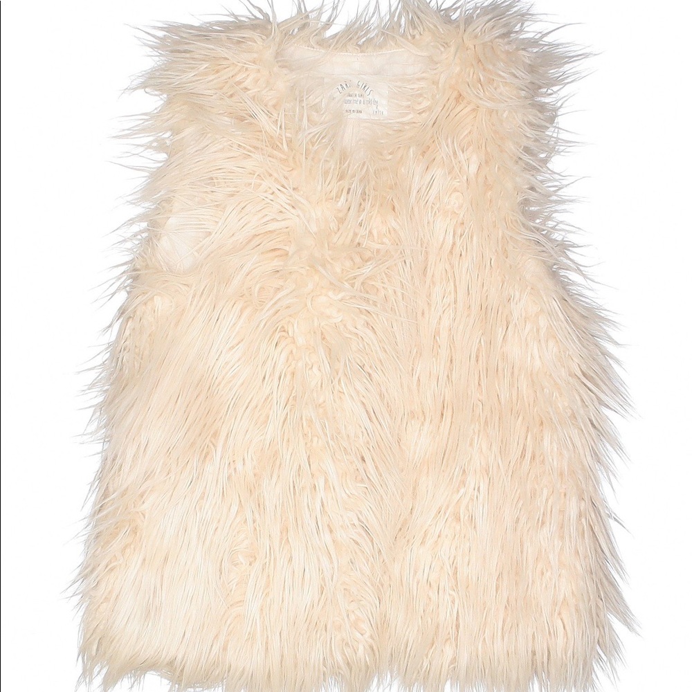 Zara faux fur cardigan